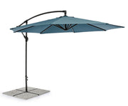 OMBRELLONE RETRATTILE TEXAS D.3 METRI ANTRACITE/BLU PAVONE