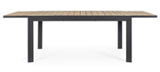 TAVOLO DELMAR ALLUNGABILE 160/240X100 ANTRACITE