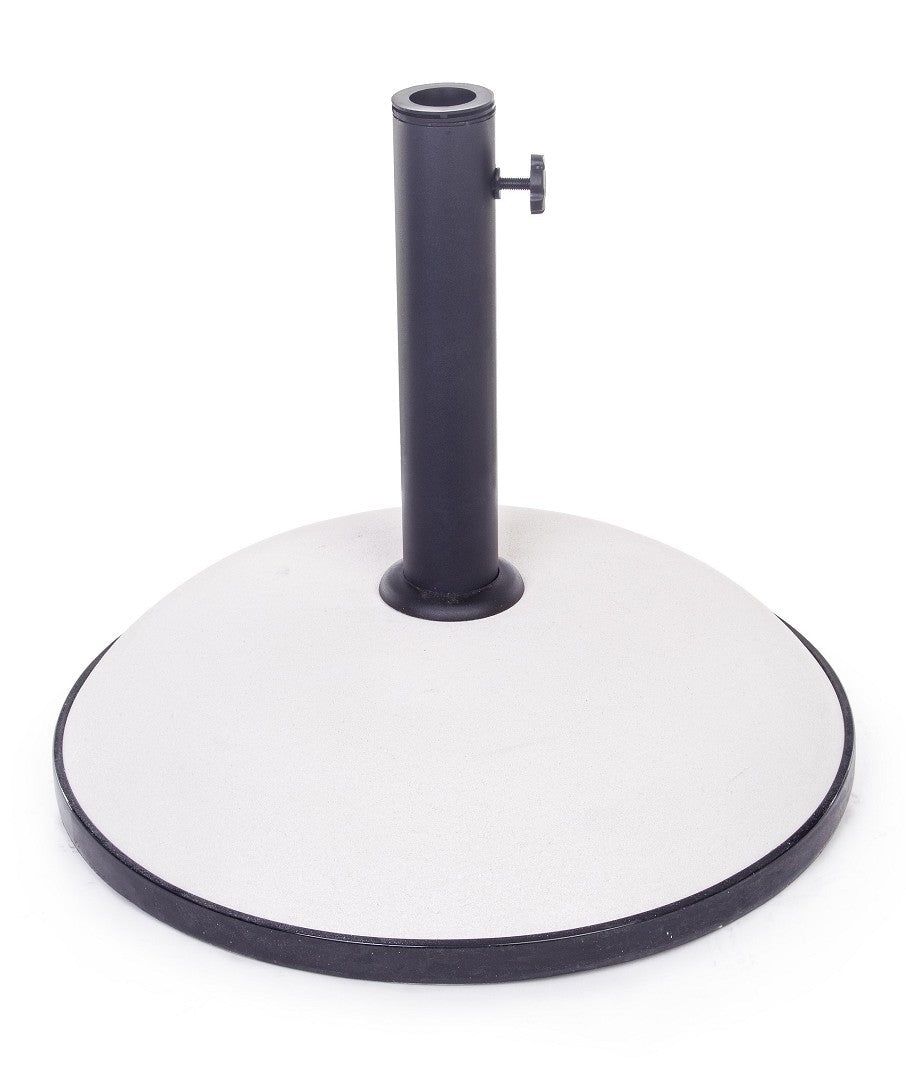 BASE OMBRELLONE TONDA 25KG BIANCA