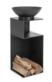 BRACIERE CON PORTALEGNA EFESTO 38X38CM