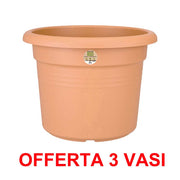 OFFERTA 3 VASO GREEN BASICS CILINDER 35CM MILD TERRA