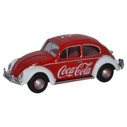 Volkswagen Beetle Coca Cola 1:76 Rosso Oxford Diecast