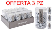 OFFERTA 3 CONFEZIONI CON CAMPANELLE BIANCHE DIMENSIONI ASSORTITE