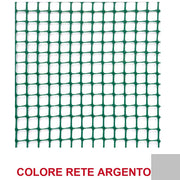 RETE QUADRA 10MM ARGENTO VENDITA AL METRO