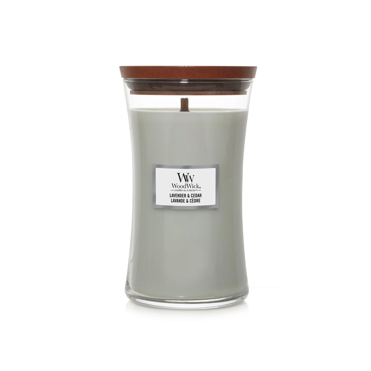 CANDELA CLESSIDRA GRANDE LARGE HOURGLASS LAVENDER AND CEDAR