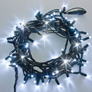 LUCI DI NATALE COLLEGABILI 200 MAXILED FLASHLED DIAMOND BIANCO FREDDO 20M