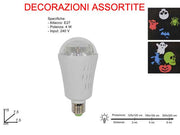 LAMPADINA PROIETTORE INTERNO MOSTRI LED HALLOWEEN ATTACCO E27