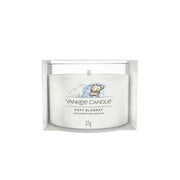 CANDELA PROFUMATA VOTIVE IN VETRO CLEAN SOFT BLANKET