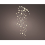 CASCATA CON 720 LED BIANCO CALDO 140CM