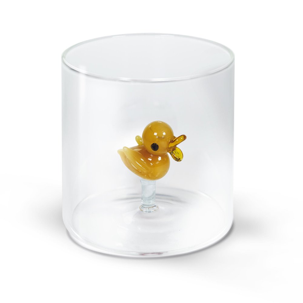 BICCHIERE DA ACQUA PAPERELLA IN VETRO SOFFIATO