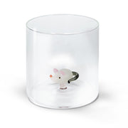 Bicchiere in Vetro Borosilicato 250ml Topo