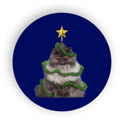 Sottopentola in Ceramica 18cm Gatto Natalizio