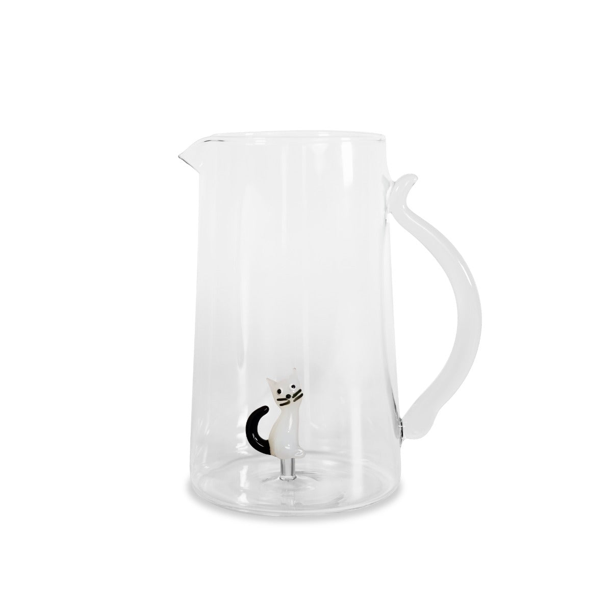 Caraffa in vetro borosilicato Capacità 1.5L Decoro gatto WD LIFESYLE