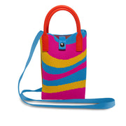 Portacellulare lavorato a maglia 17 x 12cm Onde Colorate WD LIFESYLE