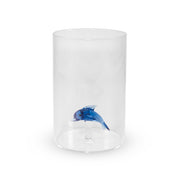 Bicchiere in vetro borosilicato Decoro Delfino 500 ml Trasparente WD LIFESTYLE