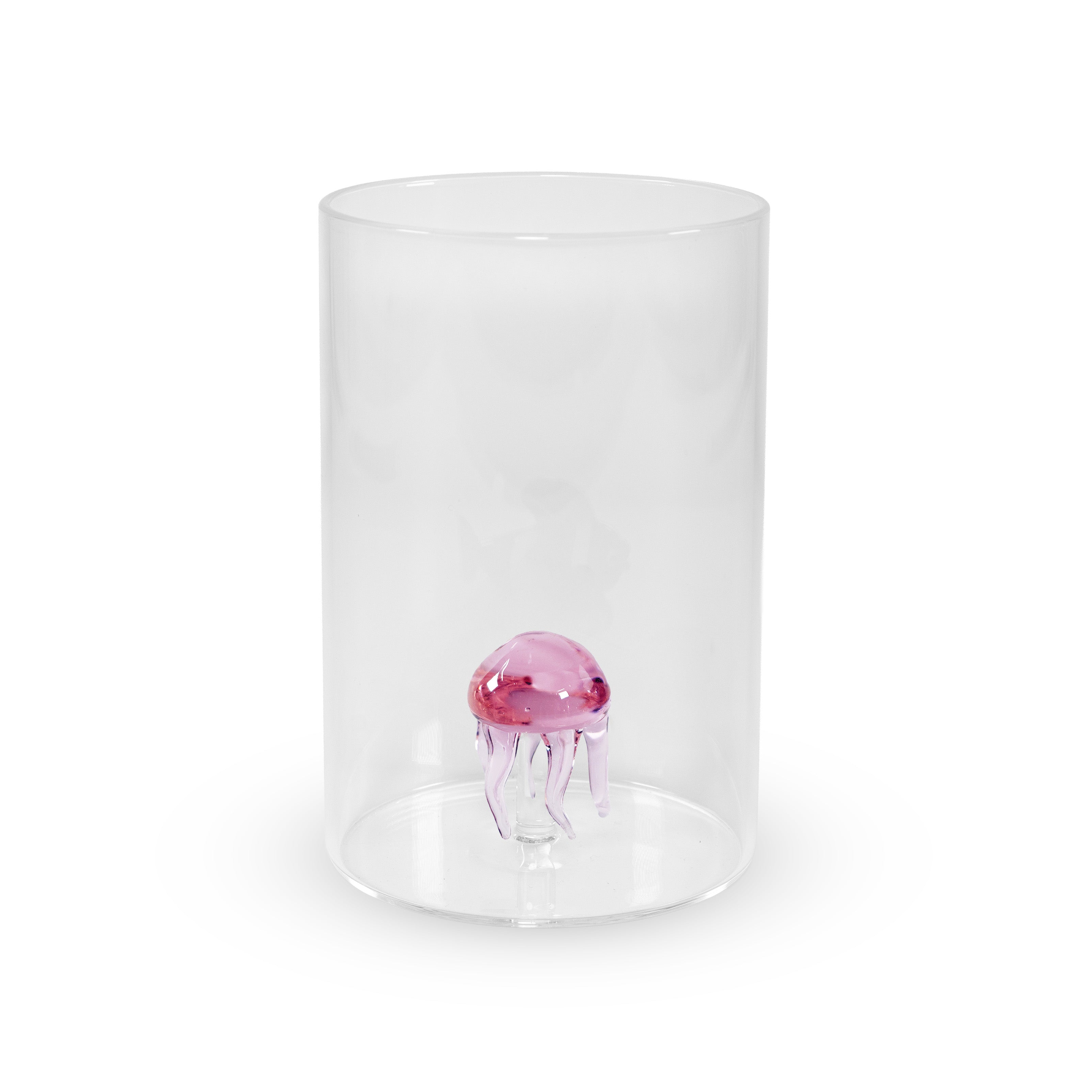 Bicchiere in Vetro Borosilicato Medusa D 8 x 11 cm 500 ML Trasparente WD LIFESTYLE