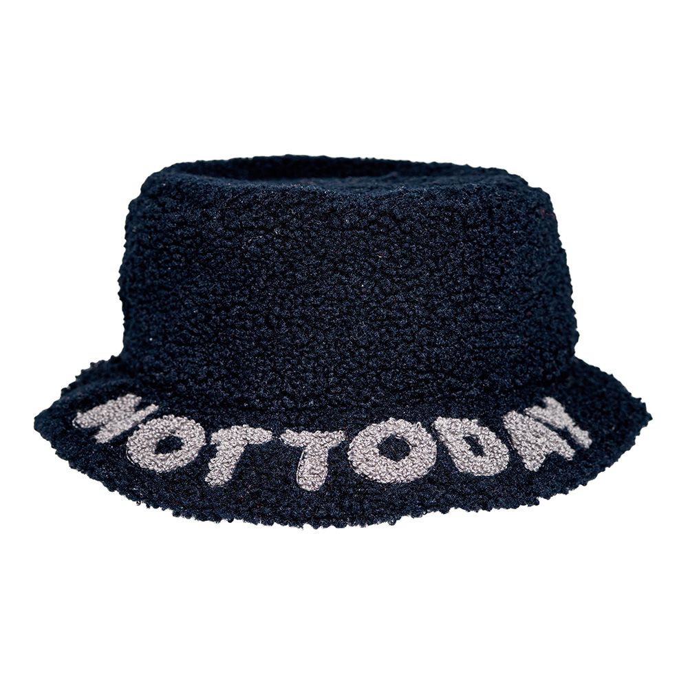 Winter-Bucket-Hat Not Today Bouclé Blau WD Lifestyle
