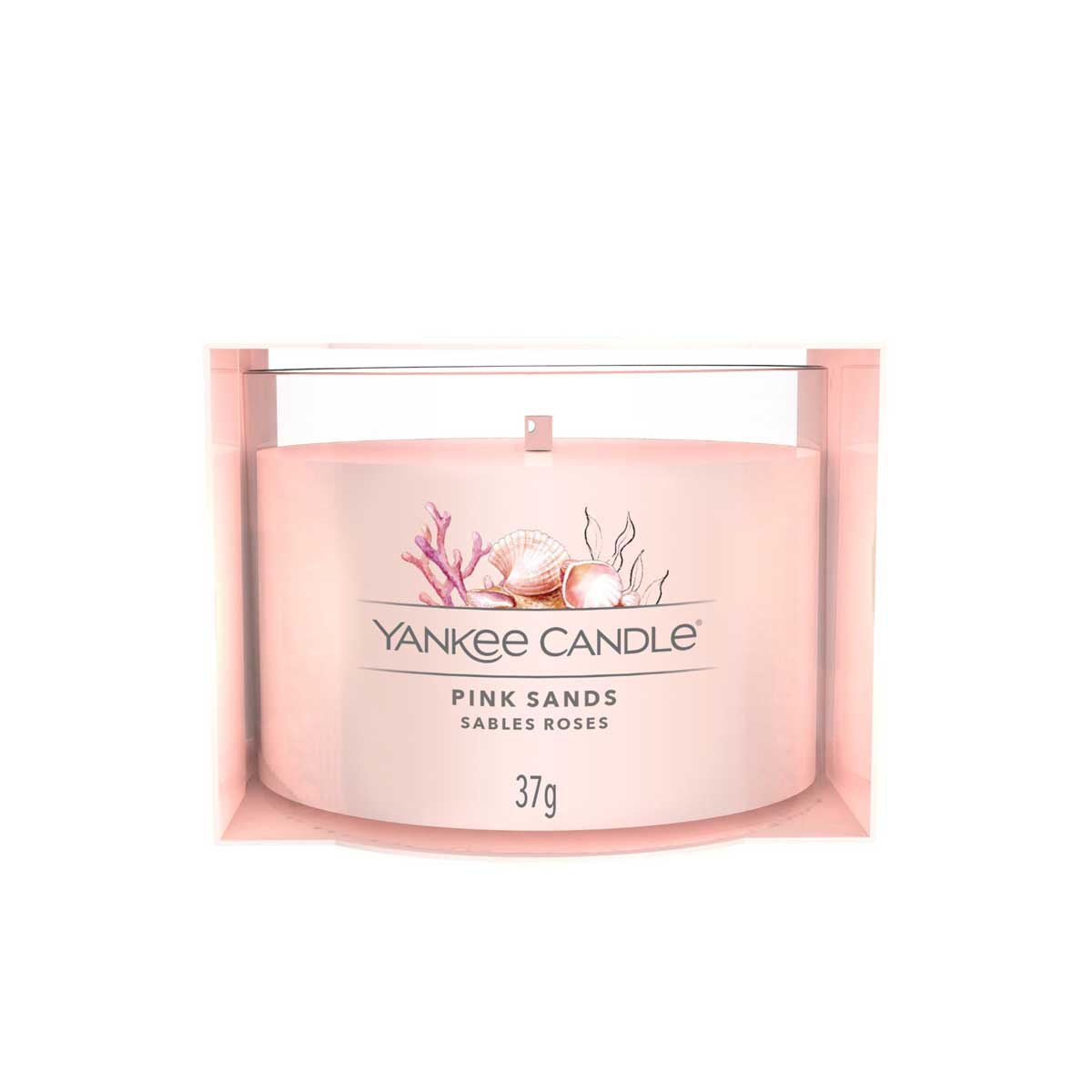 CANDELA PROFUMATA VOTIVE IN VETRO PINK SANDS