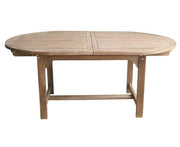 TAVOLO ALICUDI OVALE IN TEAK ALLUNGABILE 180/240X120CM