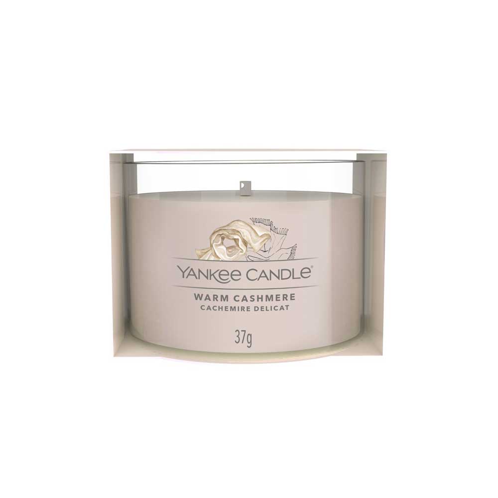 CANDELA PROFUMATA VOTIVE IN VETRO CLEAN WARM CASHMERE