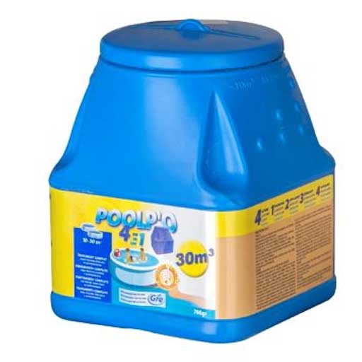 POOLP'O PER PISCINE FINO A 30 M³ TRATTAMENTO 4 IN 1