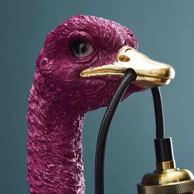 Lampada da Parete Piccolo Struzzo Franz Josef 18X12,5XH35CM Magenta WERNER VOSS - immagine 10