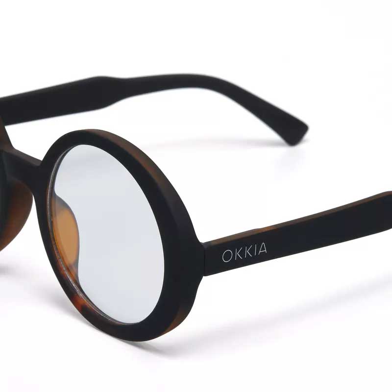 OCCHIALE DA LETTURA MODELLO LAURA COLORE BLACK GRAD.+2.00 OKKIA