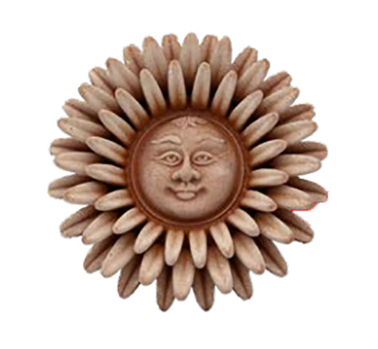 DECORAZIONE SOLE PETALI CM.15 MARGHERITA IN TERRACOTTA