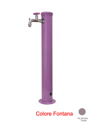 FONTANA CON GHIERA TORTORA CON RUBINETTO H85CM