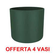 OFFERTA 4 VASO B.FOR SOFT ROUND 16CM VERDE