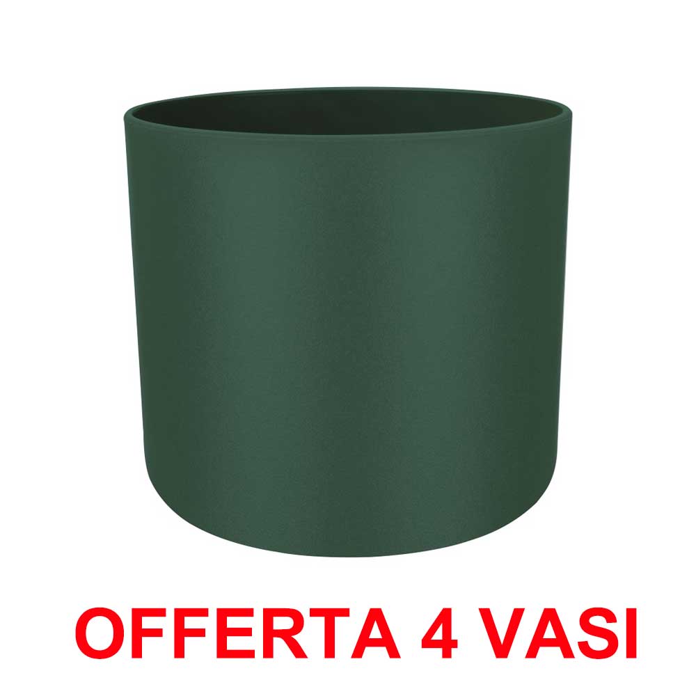 OFFERTA 4 VASO B.FOR SOFT ROUND 16CM VERDE