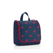 BORSA TOILETBAG MIXED DOTS RED