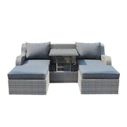 DIVANO CON 2 POUF PERU' C/CUSC