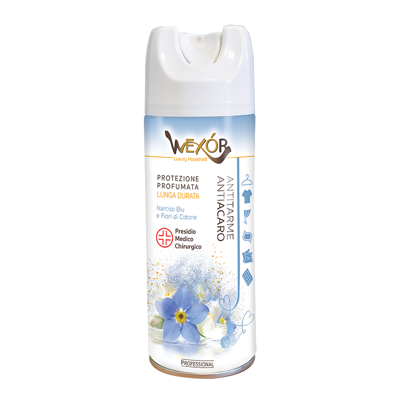 ANTITARME/ANTIACARO NARCISO BLU E FIORI DI COTONE 400ML SPRAY