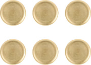 OFFERTA 6 PZ SOTTOPIATTO 33CM CRACKLE ORO