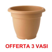 OFFERTA 3 VASO GREEN BASICS CAMPANA 50CM MILD TERRA