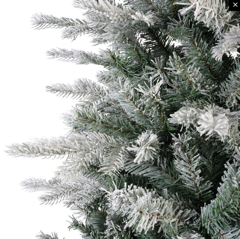 ALBERO DI NATALE VERMONT VERDE EFFETTO GHIACCIATO 150CM