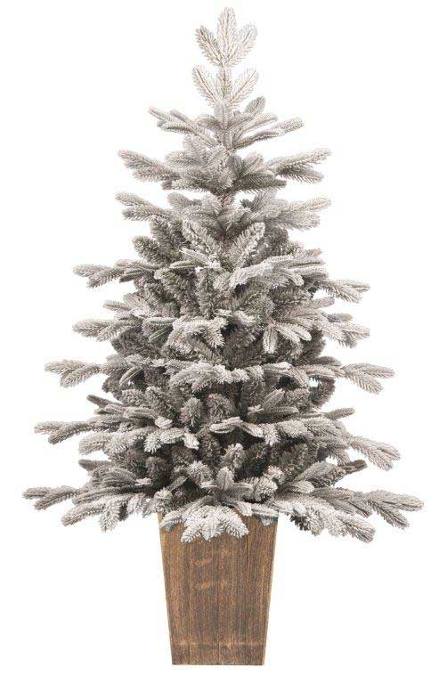 PINETTO INNEVATO FLOCCATO 120CM IN VASO