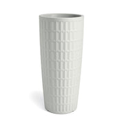 VASO CACHE-POT ROTONDO ALTO TYLE BIANCO H85CM