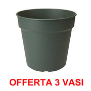 OFFERTA 3 VASO GREEN BASICS GROWPOT 21CM VERDE