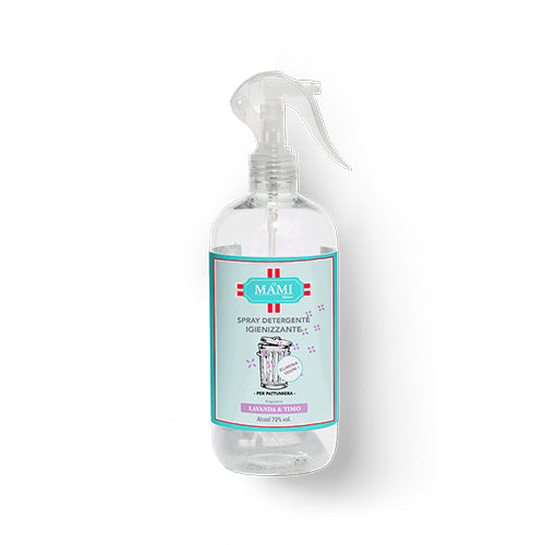 SPRAY DETERGENTE IGIENIZZANTE PER PATTUMIERA 500 ML LAVANDA/TIMO