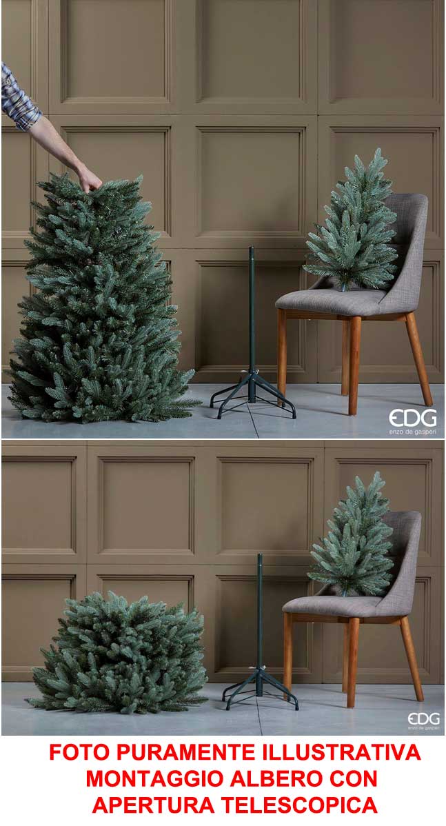 ALBERO DI NATALE PASUBIO 180CM SLIM VERDE