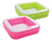 PISCINA BABY QUADRATA 86X86X25CM COLORI ASSORTITI
