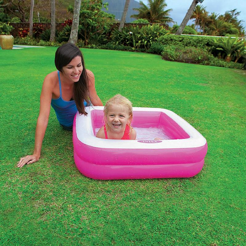 PISCINA BABY QUADRATA 86X86X25CM COLORI ASSORTITI