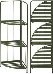 SCAFFALE PER PIANTE ANGOLARE IN METALLO H90CM