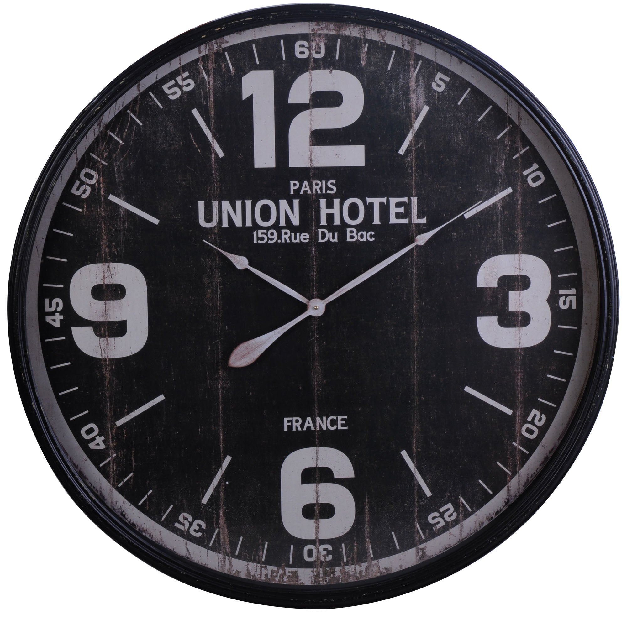 OROLOGIO DA PARETE 90 CM NERO