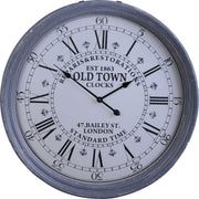 OROLOGIO DA PARETE IN LEGNO GRIGIO 77 CM