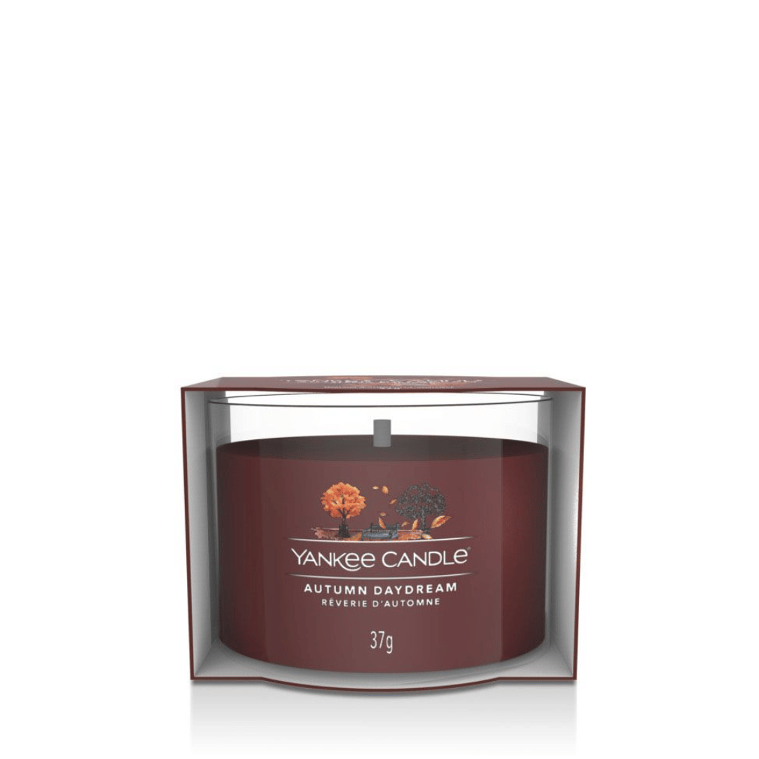 CANDELA IN VETRO VOTIVE AUTUMN DAYDREAM - YANKEE CANDLE