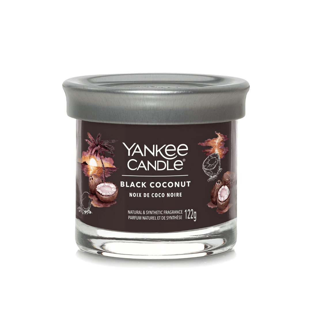 CANDELA TUMBLER PICCOLA SIGNATURE BLACK COCONUT - YANKEE CANDLE