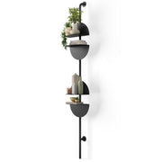 Scaffale Regolabile Solis 35x27x204 cm Nero UMBRA